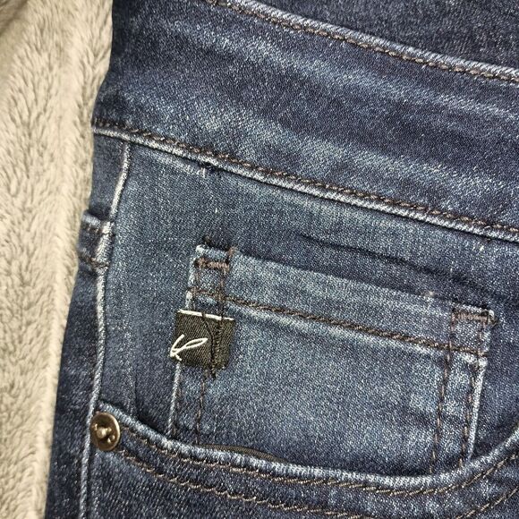 New Kan Can Women's Mid Rise Flare Denim Jeans KC6102DOP KanCan Wide Leg High - Picture 13 of 16